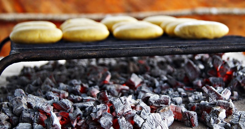 Arepas in Colombia